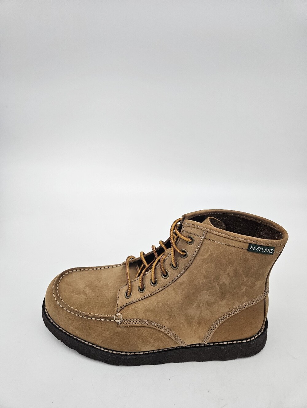 Eastland Men's Lumber Up Lace-Up Leather Boots in Tan Sz 9D Lightweight Durable - Picture 10 of 12